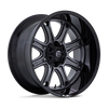 Darkstar - 20in, Cast Aluminum, Matte Gunmetal W/ Black Lip, 20X9, 6X4.5/5.5, 1mm, 194933310876,, 194933310876