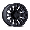 Flame - 20in, Cast Aluminum, Blackout, 20X9, 8X170, 20mm, 194933320004,, 194933320004