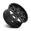 Maverick - 22in, Cast Aluminum, Gloss Black Milled, 22X10, 8X6.5, -24mm, 885463857961,, 885463857961