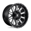 Hardline - 20in, Cast Aluminum, Gloss Black Milled, 20X10, 8X6.5, -18mm, 885463861906,, 885463861906