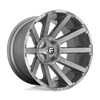 Contra Platinum - 20in, Cast Aluminum, Brushed Gun Metal Tinted Clear, 20X9, 6X135/5.5, 2mm, 885463922768, SAE J2530 JWL VIA, 885463922768
