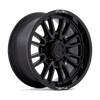Clash - 20in, Cast Aluminum, Gloss Black, 20X9, 8X6.5, 1mm, 194933217939,, 194933217939