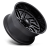 Hurricane - 24in, Cast Aluminum, Gloss Black Milled, 24X12, 8X6.5, -44mm, 194933297146,, 194933297146
