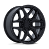 Flux - 20in, Cast Aluminum, Gloss Black, 20X10, 6X135, -18mm, 194933331819, SAEJ2530, 194933331819