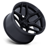 Flux - 20in, Cast Aluminum, Blackout, 20X10, 5X5.0, -18mm, 194933331659, SAEJ2530, 194933331659