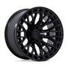 Sigma - 17in, Cast Aluminum, Blackout W/ G-Blk Lip, 17X9, 5X5.0, -12mm, 194933377657, SAE J2530 JWL VIA, 194933377657