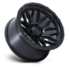 Surge - 18in, Cast Aluminum, Matte Black W/ Gloss Black Lip, 18X9, 8X170, 20mm, 194933423453, SAE J2530 JWL VIA, 194933423453