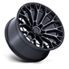Trax - 20in, Cast Aluminum, Gloss Black Machined Face Dtcc, 20X9, 8X6.5, 1mm, 194933392421, SAE J2530 JWL VIA, 194933392421