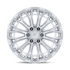 Trax - 17in, Cast Aluminum, Gloss Silver W/ Machined Face, 17X9, 6X135, 20mm, 194933392179, SAE J2530 JWL VIA, 194933392179