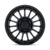 Ascend - 17in, Cast Aluminum, Matte Black W/ Gloss Black Lip, 17X9, 6X5.5, -12mm, 194933434930, SAEJ2530, 194933434930