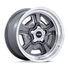 Marauder - 20in, Cast Aluminum, Anthracite W/ Diamond Cut Lip, 20X8.5, 5X4.75, 6mm, 194933361809, SAE J2530 JWL VIA, 194933361809