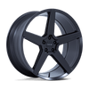 Modena - 20in, Cast Aluminum, Matte Black, 20X9, 5X112, 15mm, 194933400287, SAE J2530 JWL VIA, 194933400287