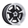 Marauder - 22in, Cast Aluminum, Gloss Black Mch W/ Dia-Cut Lip, 22X10, 5X4.75, 6mm, 194933361526, SAE J2530 JWL VIA, 194933361526