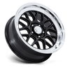 G-Force - 17in, Flow Formed Aluminum, Gloss Black W/ Dc-Lip, 17X8, 5X4.5, 0mm, 194933371181, SAE J2530 JWL VIA, 194933371181