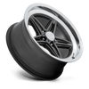 Groove - 20in, Flow Formed Aluminum, Anthracite W/ Diamond Cut Lip, 20X8.5, 5X4.75, 6mm, 194933330317, SAE J2530 JWL VIA, 194933330317