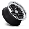 Groove - 18in, Flow Formed Aluminum, Gloss Black W/ Diamond Cut Lip, 18X10, 5X4.5, 12mm, 194933199372, SAE J2530 JWL VIA, 194933199372