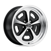 500 Mono Cast - 15in, Cast Aluminum, Gloss Black Machined, 15X7, 5X4.75, 0mm, 885463154015, SAEJ2530, 885463154015