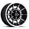 Vector - 15in, Cast Aluminum, Satin Black Machined, 15X7, 5X4.5, 0mm, 885463069371, SAE, 885463069371