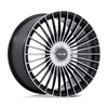 Serene - 22in, Flow Formed Aluminum, Gloss Black W/ Machined Face, 22X9, 5X112/120, 20mm, 194933373239, SAE J2530 JWL VIA, 194933373239