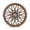 Calabria 6 - 24in, Cast Aluminum, Platinum Bronze, 24X10, 6X5.5, 20mm, 194933339921, SAE J2530 JWL VIA, 194933339921