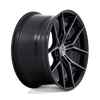 Prodigy 5 - 18in, Cast Aluminum, Gloss Black Dark Tinted Clear, 18X9.5, 5X112, 22mm, 194933363278, SAE J2530 JWL VIA, 194933363278