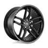 Methos - 19in, Cast Aluminum, Gloss Black Matte Black, 19X8.5, 5X4.5, 35mm, 885463884219,, 885463884219