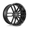Vosso - 22in, Cast Aluminum, Gloss Black, 22X9.5, 6X135, 30mm, 885463886282,, 885463886282