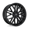 Gamma - 19in, Cast Aluminum, Gloss Black, 19X9.5, 5X112, 35mm, 194933089789,, 194933089789