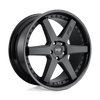 Altair - 18in, Cast Aluminum, Gloss Black Matte Black, 18X9.5, 5X4.5, 35mm, 885463883892,, 885463883892