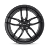 Vosso - 19in, Cast Aluminum, Matte Black, 19X8.5, 5X4.5, 35mm, 885463885025,, 885463885025