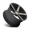 Milan - 19in, Cast Aluminum, Matte Black Ddt Machined, 19X8.5, 5X4.5, 35mm, 885463879628,, 885463879628