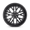 Gamma - 20in, Cast Aluminum, Matte Black, 20X9, 5X115, 38mm, 885463883663,, 885463883663