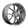 Misano - 19in, Cast Aluminum, Matte Gun Metal, 19X8.5, 5X4.5, 33mm, 885463877471,, 885463877471