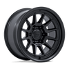 Spur - 17in, Flow Formed Aluminum, Matte Black, 17X9, 6X5.5, 1mm, 194933429837, SAEJ2530, 194933429837