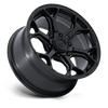 Splicer - 17in, Flow Formed Aluminum, Blackout, 17X8.5, 6X4.5, 25mm, 194933436156, SAEJ2530, 194933436156