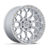 Talon - 20in, Cast Aluminum, Gloss Silver W/ Machined Face, 20X9, 6X5.5, 20mm, 194933425006, SAEJ2530, 194933425006