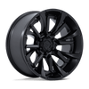 Tantrum - 20in, Cast Aluminum, Matte Black, 20X10, 6X5.5, -18mm, 194933424177, SAEJ2530, 194933424177