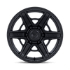 Gambit - 17in, Flow Formed Aluminum, Matte Black, 17X8.5, 6X5.5, 25mm, 194933410705, SAEJ2530, 194933410705