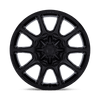Super C - 20in, Cast Aluminum, Matte Black, 20X9, 5X5/5.5, 1mm, 194933375837, SAE J2530 JWL VIA, 194933375837