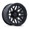 Surge - 18in, Cast Aluminum, Matte Black W/ Gloss Black Lip, 18X9, 6X135, 20mm, 194933423514, SAE J2530 JWL VIA, 194933423514