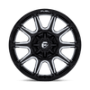Super C - 20in, Cast Aluminum, Gloss Black Milled, 20X9, 6X135/5.5, 1mm, 194933376155, SAE J2530 JWL VIA, 194933376155