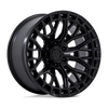 Sigma - 17in, Cast Aluminum, Blackout W/ G-Blk Lip, 17X9, 5X5.0, 1mm, 194933377664, SAE J2530 JWL VIA, 194933377664