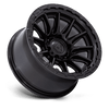 Piston - 20in, Cast Aluminum, Blackout W/ Gloss Black Lip, 20X10, 6X135, -18mm, 194933342006, SAE J2530 JWL VIA, 194933342006