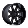 Darkstar - 20in, Cast Aluminum, Matte Black W/ Gloss Black Lip, 20X10, 8X170, -18mm, 194933309931,, 194933309931