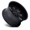 Darkstar - 22in, Cast Aluminum, Matte Black W/ Gloss Black Lip, 22X10, 8X180, -18mm, 194933309726,, 194933309726
