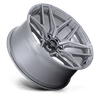 Flux - 20in, Cast Aluminum, Platinum, 20X9, 6X5.5, 20mm, 194933309382, SAEJ2530, 194933309382