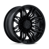 Mutiny - 22in, Fusion Forged, Matte Black W/ Gloss Black Lip, 22X10, 8X180, -18mm, 194933431472, SAEJ2530, 194933431472