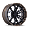 Mutiny - 20in, Fusion Forged, Matte Black W Gloss Bronze Lip, 20X9, 6X135, 1mm, 194933404421, SAEJ2530, 194933404421