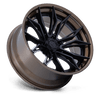 Mutiny - 20in, Fusion Forged, Matte Black W Gloss Bronze Lip, 20X9, 6X5.5, 20mm, 194933402090, SAEJ2530, 194933402090