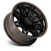 Mutiny - 22in, Fusion Forged, Matte Black W Gloss Bronze Lip, 22X10, 8X180, 0mm, 194933431366, SAEJ2530, 194933431366